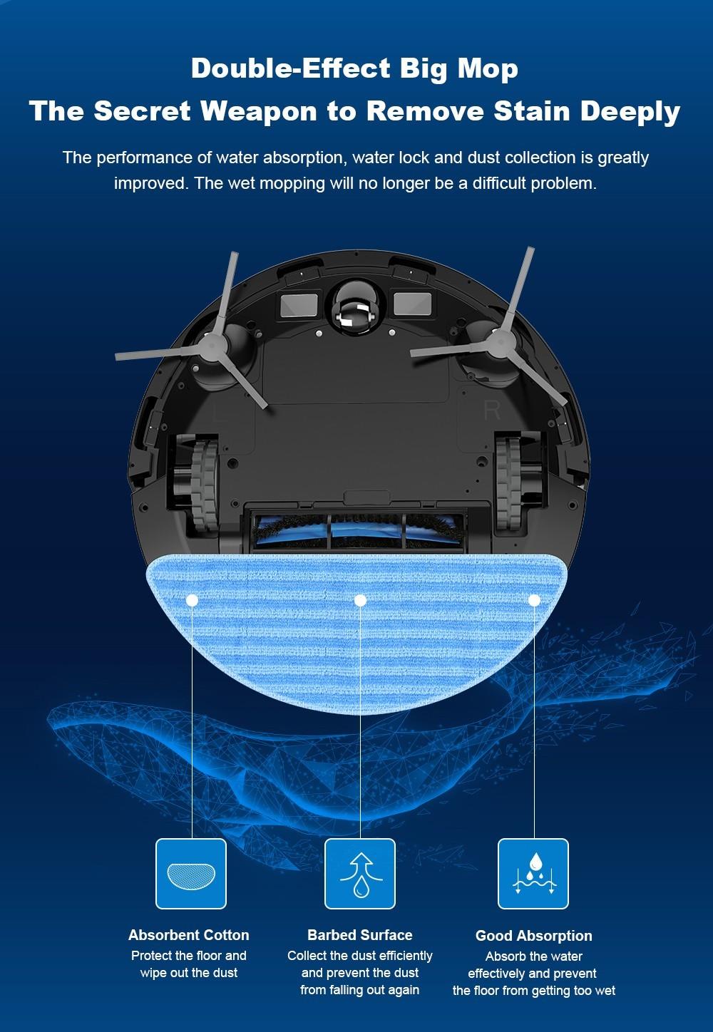 Acquista Aspirapolvere robot Liectroux X6 Lidar, navigazione e