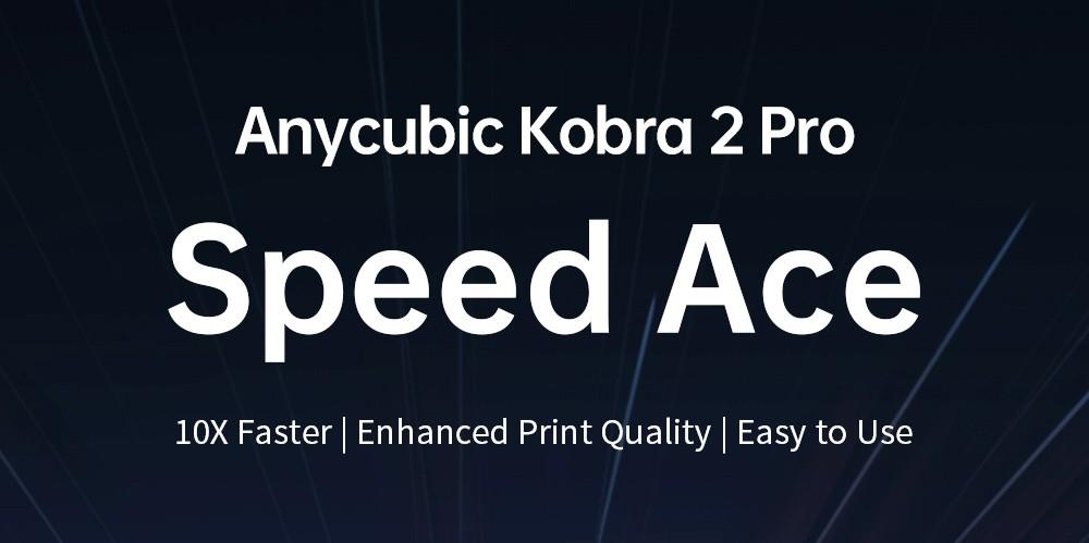 ANYCUBIC Kobra 2 Pro 10X 500mm/s FDM 3D Printer Vibration