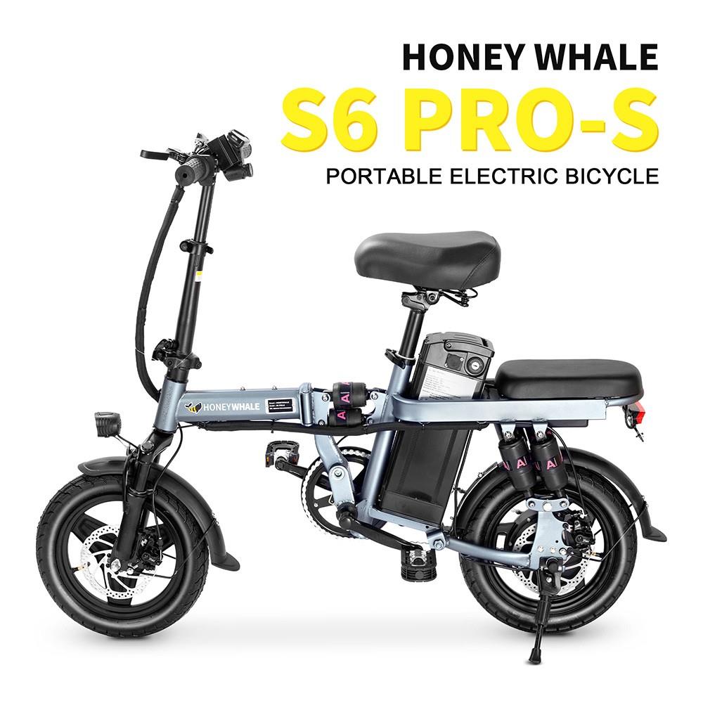 HONEYWHALE S6-S 14 inch 48V 10.4Ah Battery 250W Motor Electric Bike | Europe