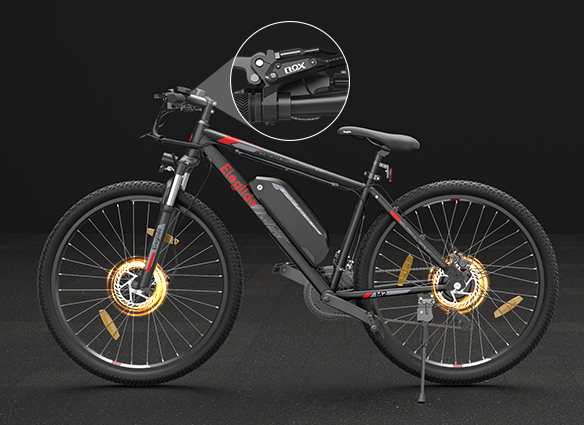 Electric Mountain Bike  M2 29, 36V 15Ah 125KM 25KM/H, App Control, 24 Speed Shimano Gear 5 Speed Levels, City E-bike