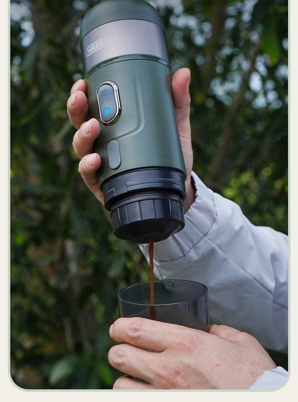 Portable Coffee Maker 12V Travel Espresso Machine 15 Bar Pressure