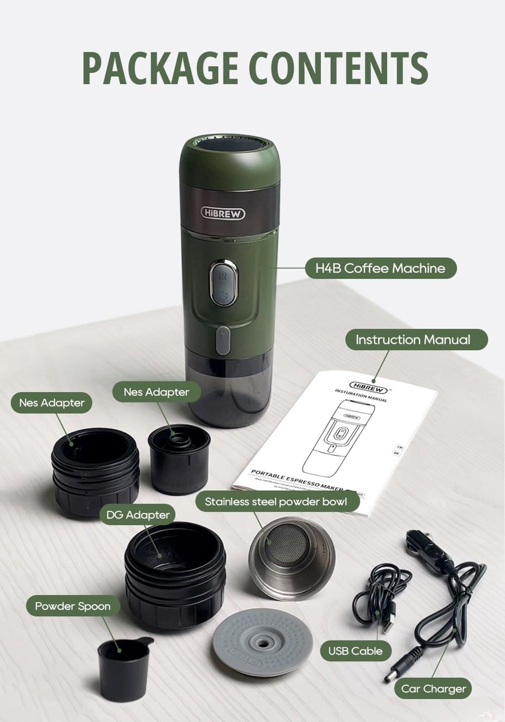 Portable Wireless Electric Coffee Machine Battery Rechargeable