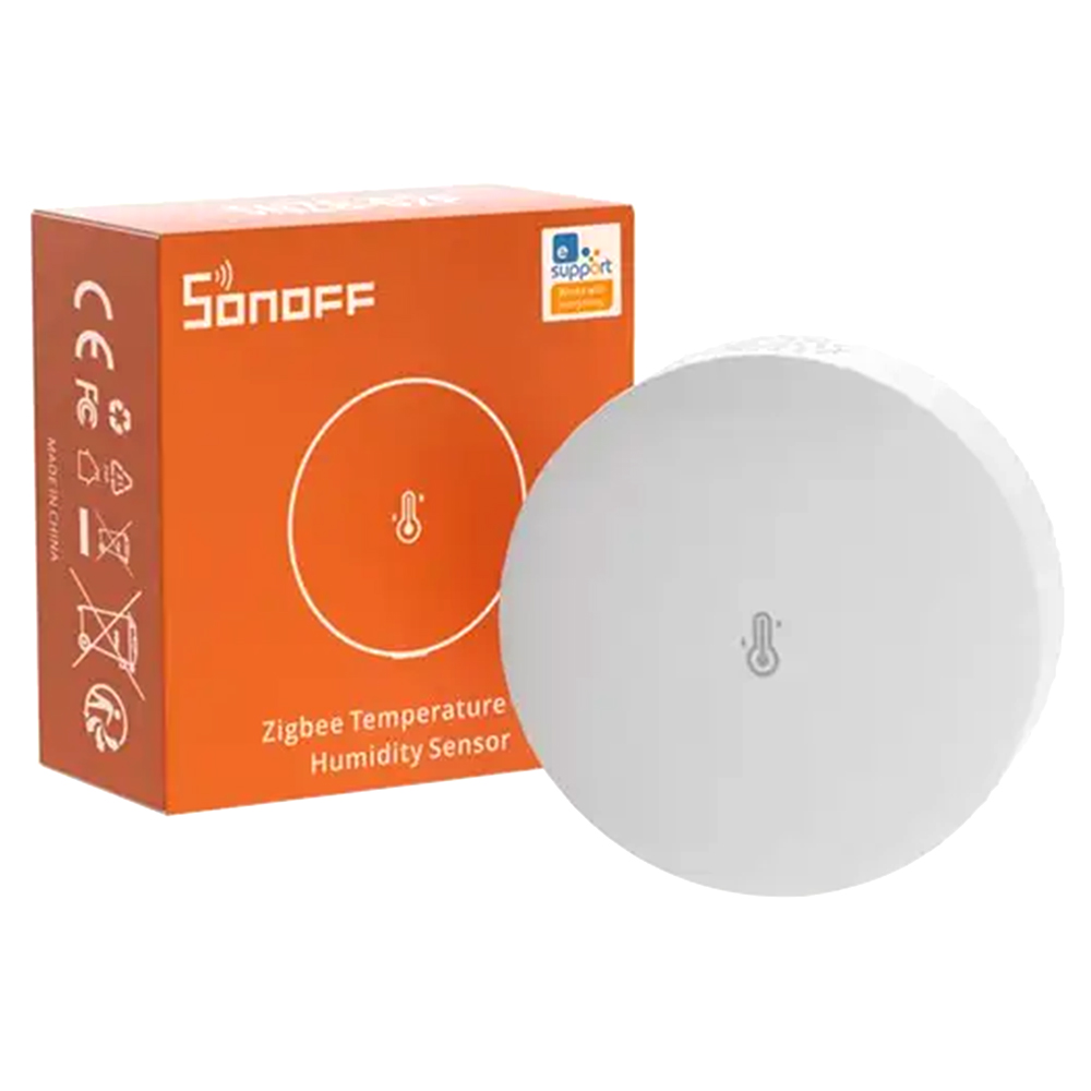 SONOFF SNZB-02P Zigbee, Temperatur- und Luftfeuchtigkeitssensor, funktioniert mit Alexa Google Home - Weiß