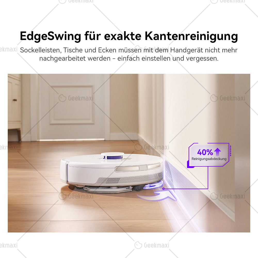 Narwal Freo X Plus Staubsaugerroboter, 7800Pa Saugkraft, Tri-Laser Strukturiertes Licht, 0% Haarverfilzung, 71dB Geräuscharm