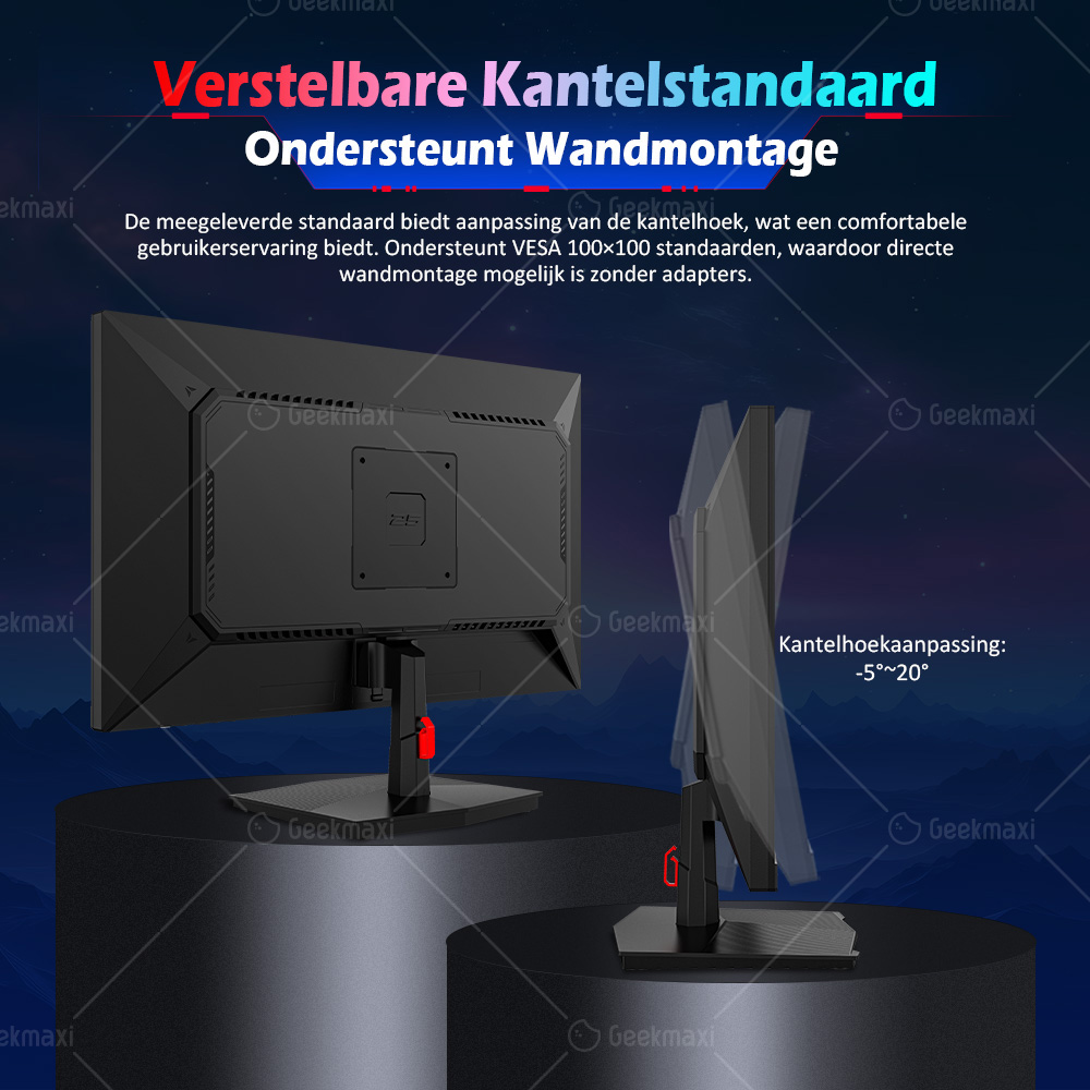 TITAN ARMY P2510H Plat 24.5 inch 16:9 HVA FHD 240Hz 2K Gaming Monitor, 1920x1080 Resolutie, 10 Scènemodi, Laag Blauw Licht