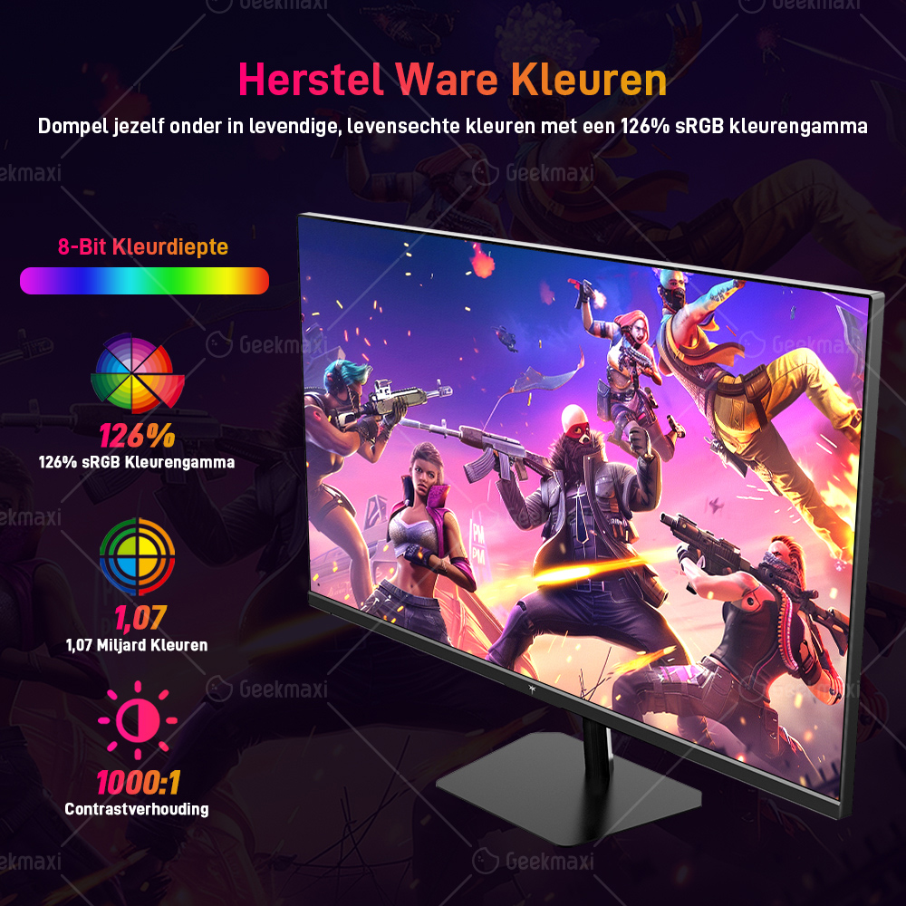 [Voorverkoop]KTC Q24T09 Gaming Monitor, Fast IPS-paneel, 2560x1440 Resolutie, 180Hz, HDR10, Lage Blauwe Lichten