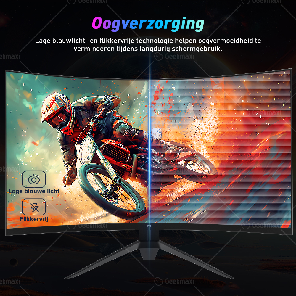 [Voorverkoop] KTC H32S17F 32 Inches HVA Gebogen Gaming Monitor, 240Hz, 1500R, 1920x1080 FHD, HDR10 Ondersteuning, Adaptive Sync