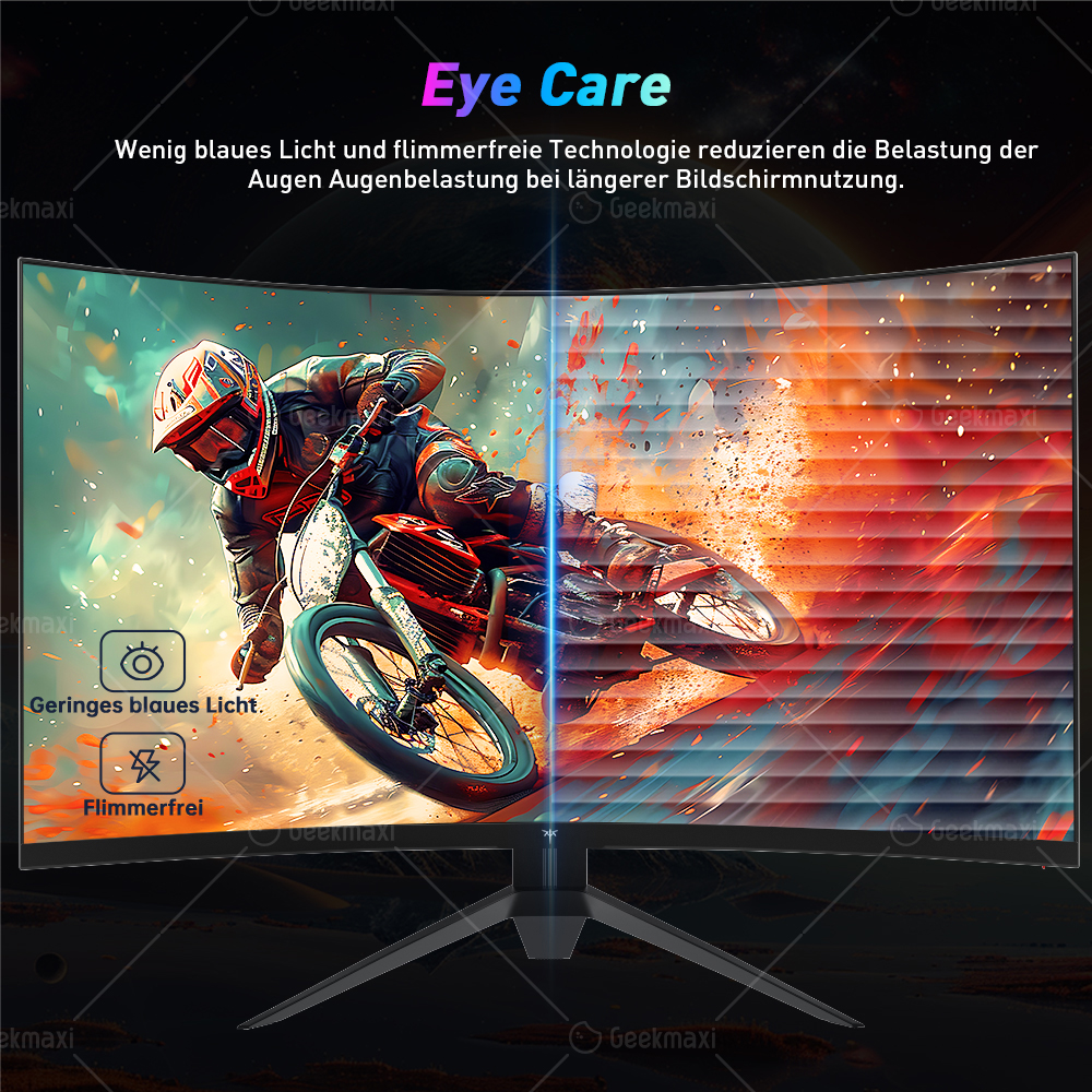 [Vorverkauf] KTC H32S17F 32 Zoll HVA Curved Gaming Monitor, 240 Hz, 1500R, 1920 x 1080 FHD, HDR10-Unterstützung, Adaptive Sync