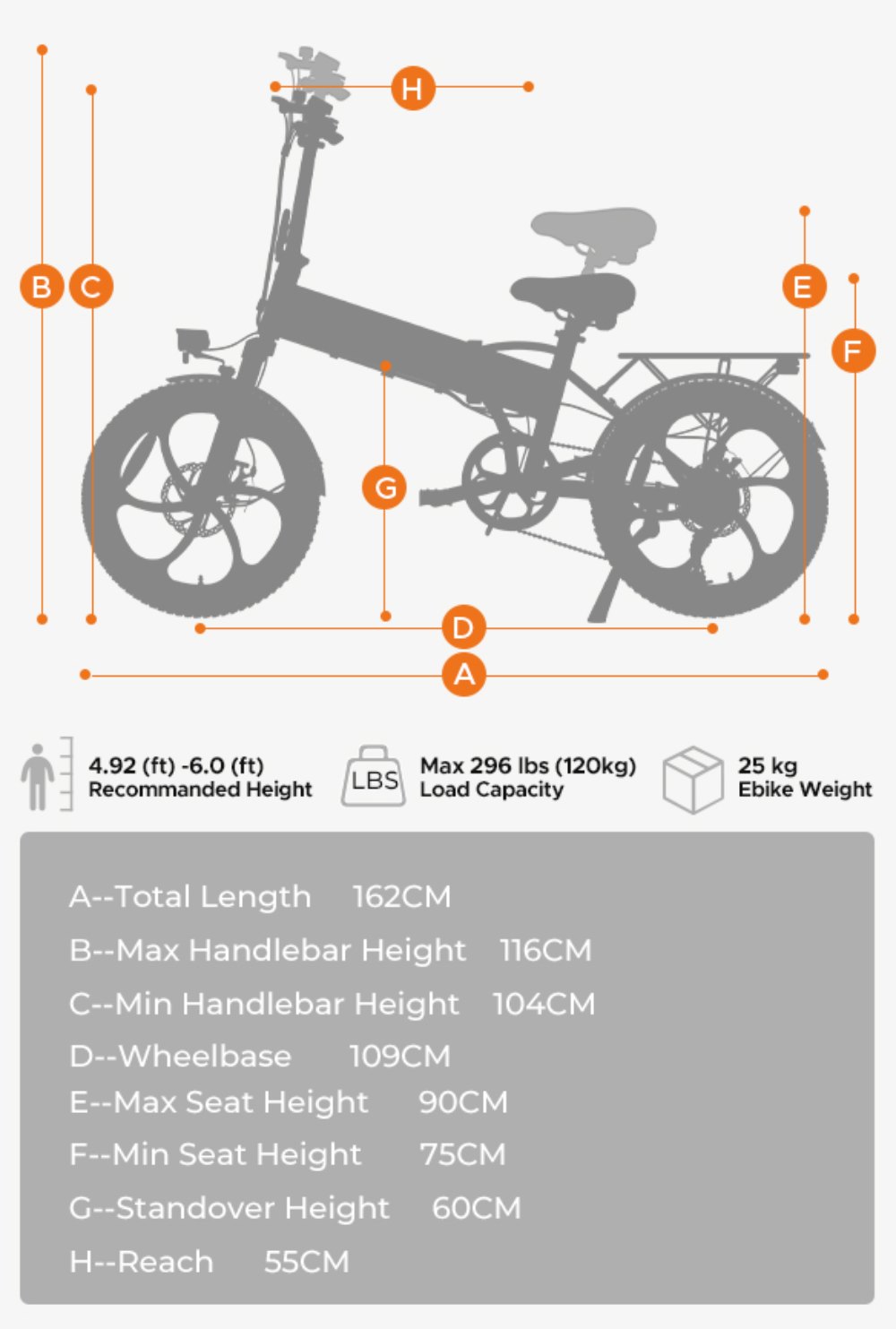 ENGWE P1 Foldable Electric Bike, 250W 36V 13Ah 25km/h 50-100KM 40N.m Torque Sensor 7 Speeds 20*3 Inch Tire, EU-compliant-Sliver