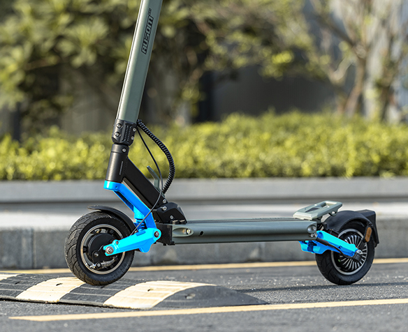 Ausom GX1-25KM/H Opvouwbare Elektrische Scooter, 500W Motor, 48V 15.6 Ah Accu, NFC Ontgrendeling, 9x3” Banden, 80 km