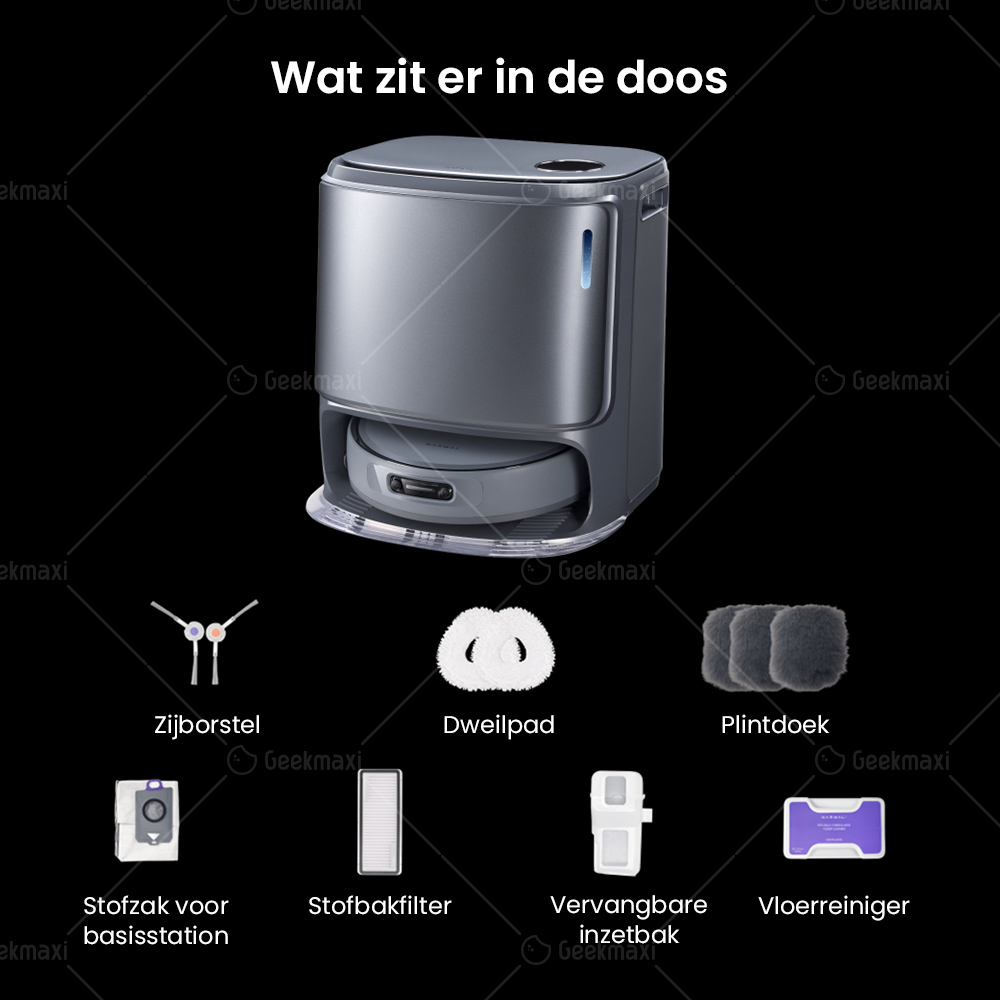 Presale Narwal Freo Z Ultra AI Robotstofzuiger & Mop,met Alles-in-één Station,12KPa, AI-Adaptieve Warmwater Mopreiniging&Droging