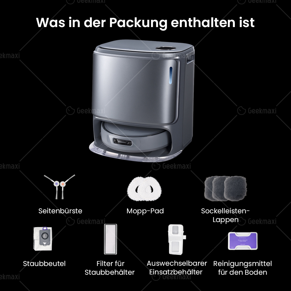 Presale Narwal Freo Z Ultra AI Saug- & Wischroboter,All-in-One Station,12KPa,AI-Adaptive Heißwasser Moppreinigung&Trocknung-Weiß