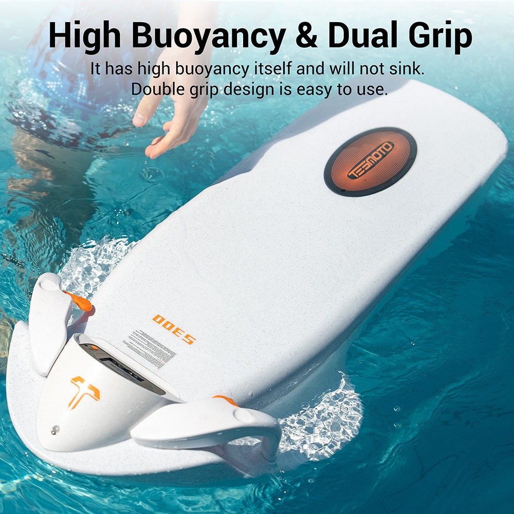 TESMOTO S300 Electric Surfboard, 3200W Motor, Dual-speed Modes, Up to 80min Playtime, IP68 Waterproof