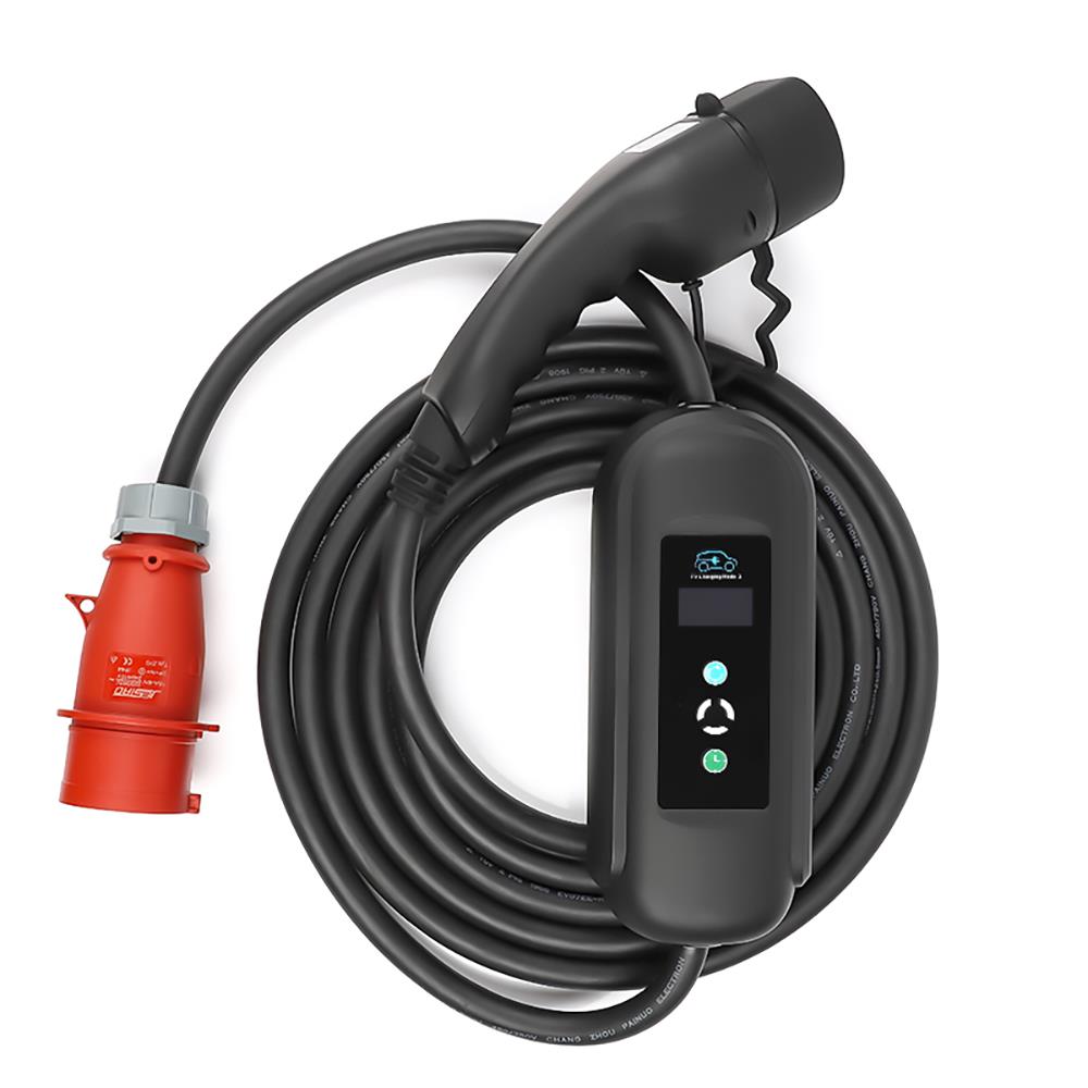 16A Type 2 Portable EV Mode 2charger for Electric Vehicle Charging