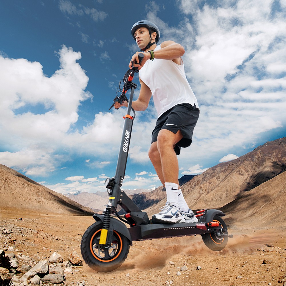 Foldable Off-road E-scooter IENYRID M4PRO S+ MAX, 800W 48V 20Ah(960Wh) 60KM 45km/h,10-inch Tires, Removable Seat, Tri-Suspension