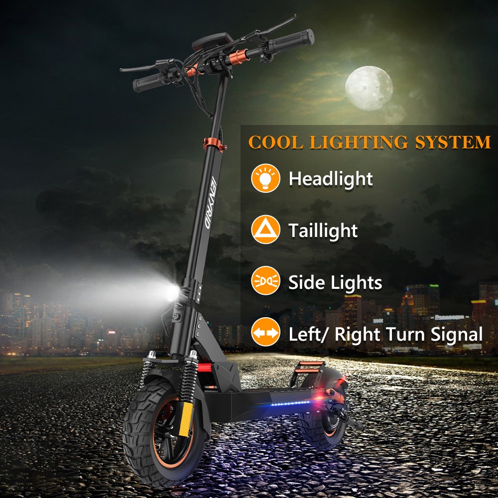 Foldable Off-road E-scooter IENYRID M4PRO S+ MAX, 800W 48V 20Ah(960Wh) 60KM 45km/h,10-inch Tires, Removable Seat, Tri-Suspension