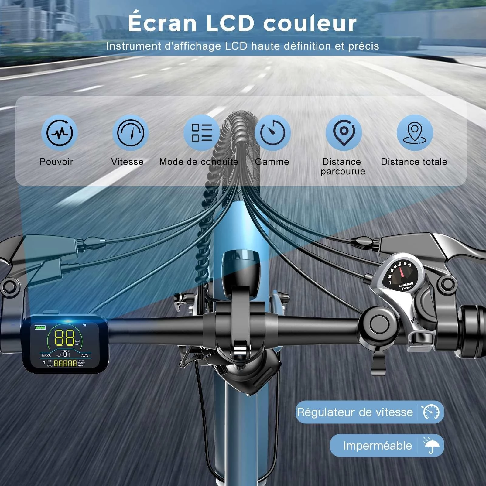 FAFREES F20 Lichte 20*1.95 Banden Opvouwbare Elektrische Stadsfiets, 48V 250W Motor, 14.5Ah Batterij - Wit