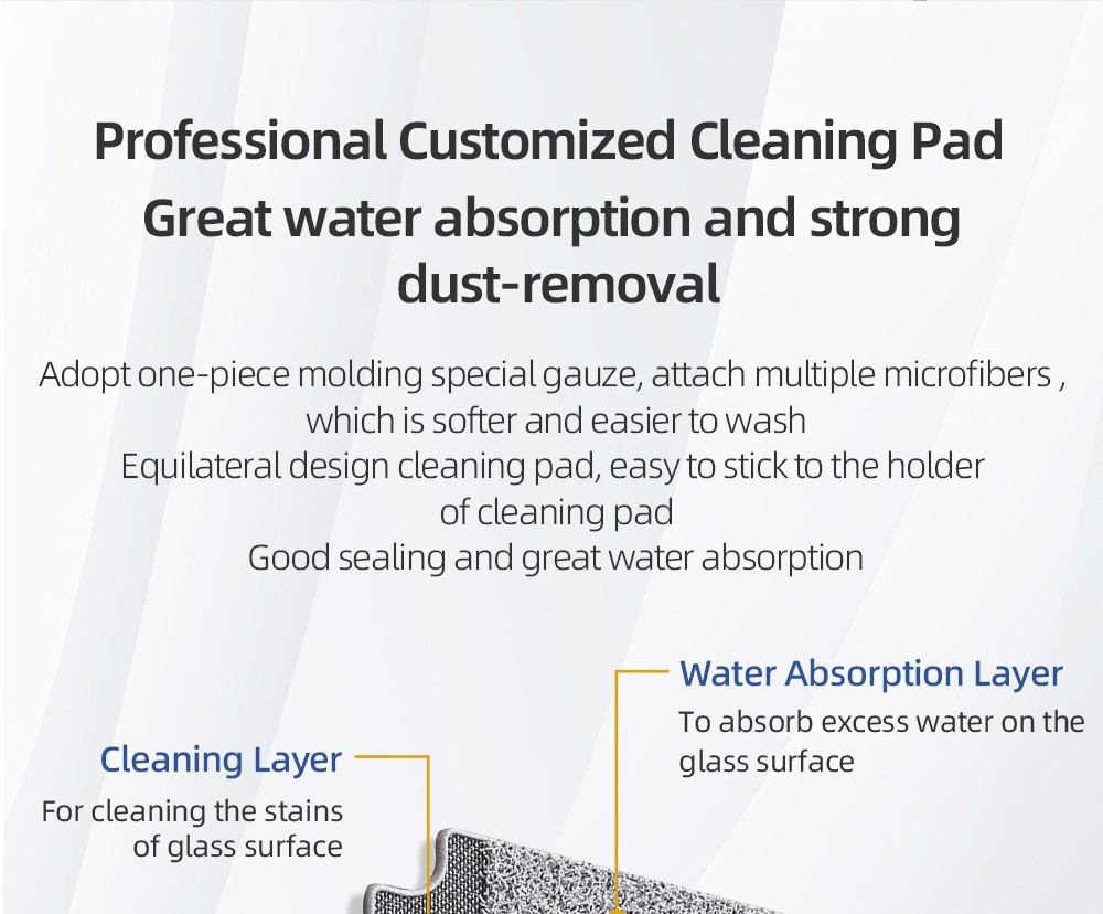 LIECTROUX YW509 Robot Window Cleaner, Double Water Tank, 3000Pa Suction Power, Smart Path Planning, Remote Contro