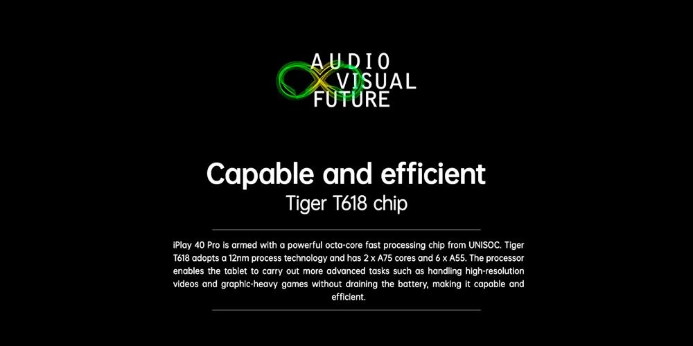 ALLDOCUBE IPlay 40 Pro UNISOC Tiger T618 Octa-Core-Chip LTE-Tablet 10,4 Zoll 2000 * 1200 8 GB RAM 256 GB ROM Android 11