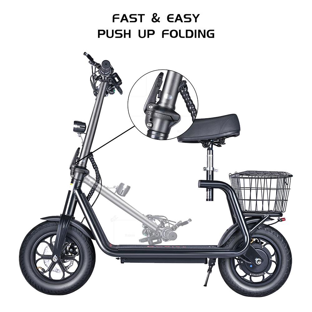 BOGIST M5 Elite Electric Scooter 14-inch Tire 500W Motor 48V 13Ah Battery 40~45km Range 40 km/h Max Speed