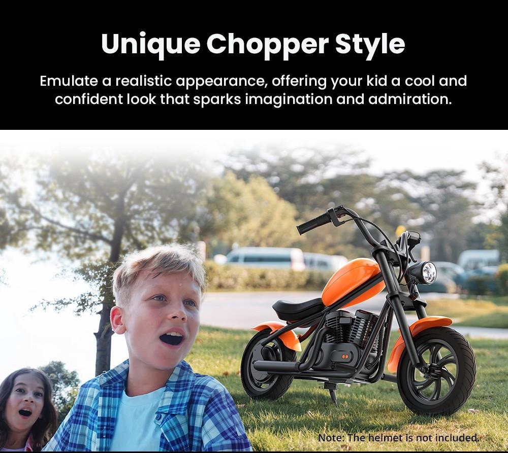 Hyper Gogo Cruiser 12 Pro Electric Motorcycle for Kids Orange/Without Ride on Toys