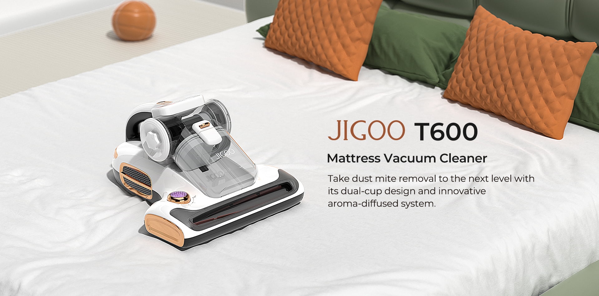 JIGOO Introduces Mattress Vacuum T600, a Dust Mite Terminator with