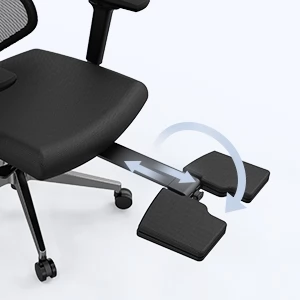 NEWTRAL NT002 Ergonomic Chair Adaptive Lower Back Support with Footrest 4  Recline Angle Adjustable Backrest Armrest Headrest