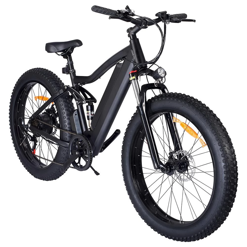 ONES1 26 inch dikke banden elektrische fiets 500W motor 36V 10Ah batterij max snelheid 25 - GEEKMAXI.COM