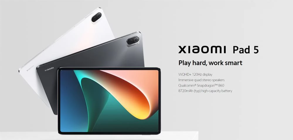 Xiaomi Mi Pad 5 Tablet PC MIUI 12 Snapdragon 860 Octa Core 11.0 Inch Screen  WIFI