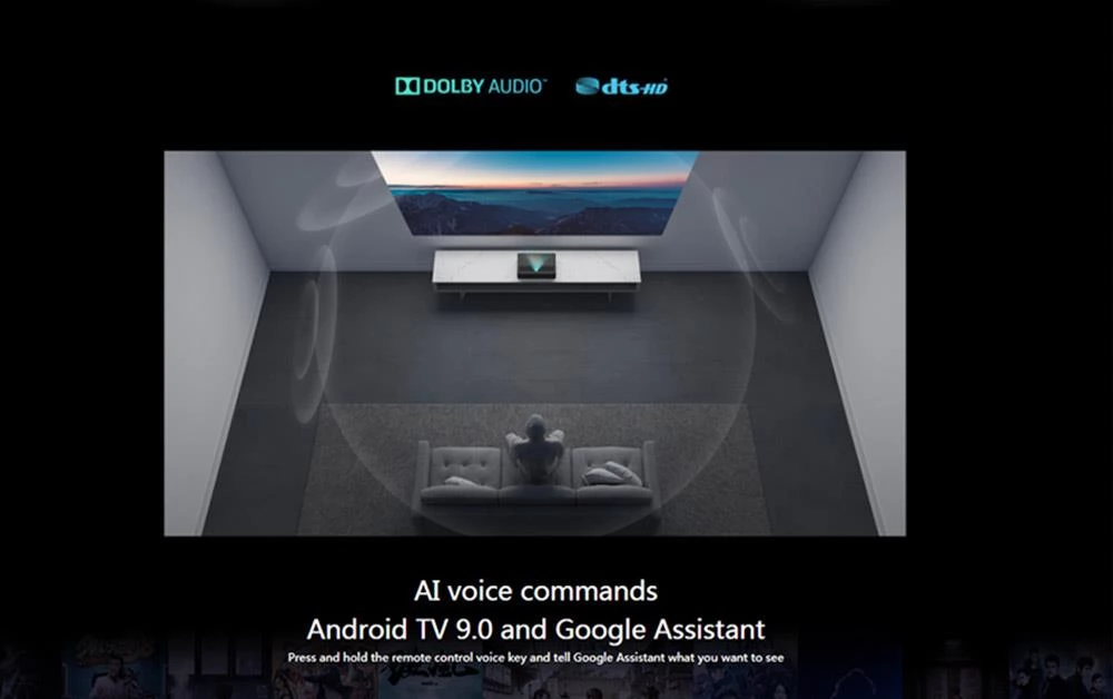 Mijia Mi MIJIA Real 4K Global Ver. Laser Projector Android 9.0 TV