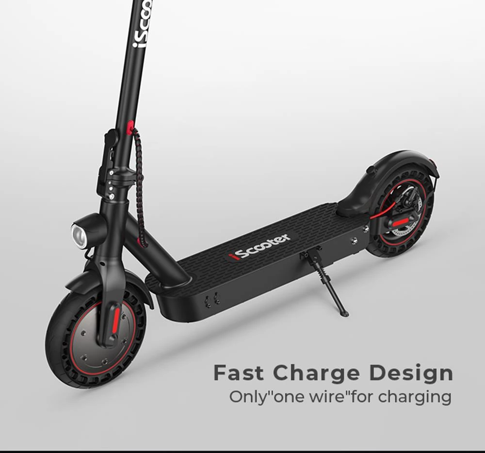 iScooter i9 Max 10 Inch Tires Foldable Electric Scooter - 500W Motor & 10Ah Battery