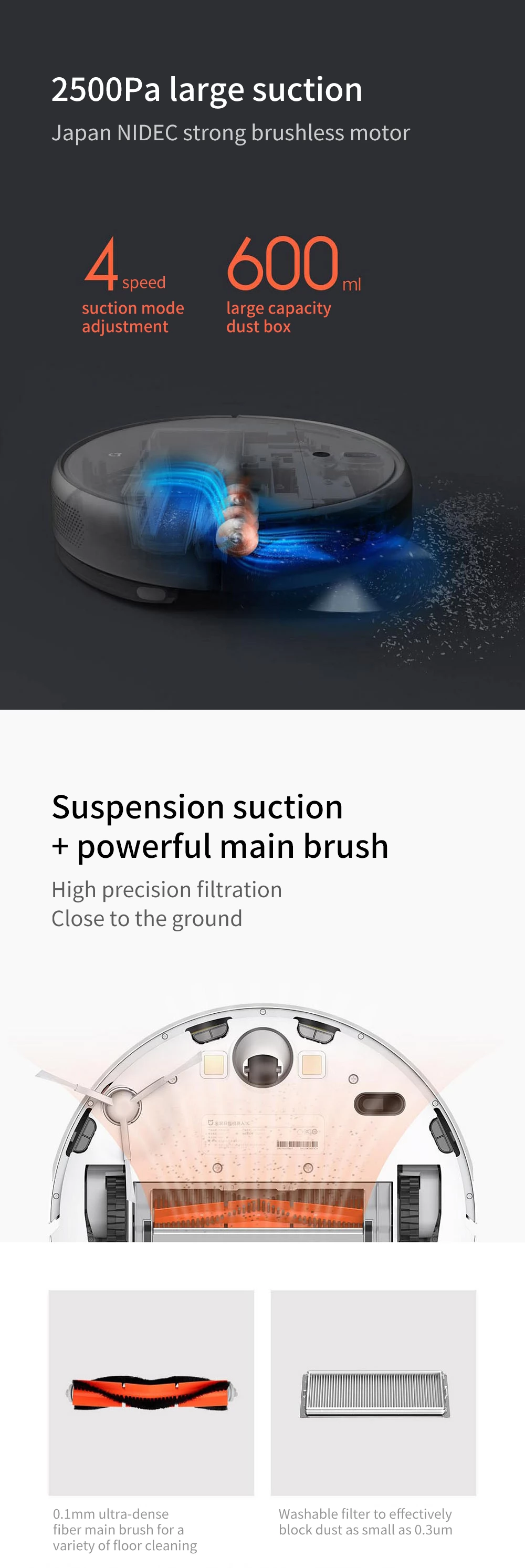 Robot Aspirador Xiaomi Mi Robot Vacuum Cleaner - Telfy Store