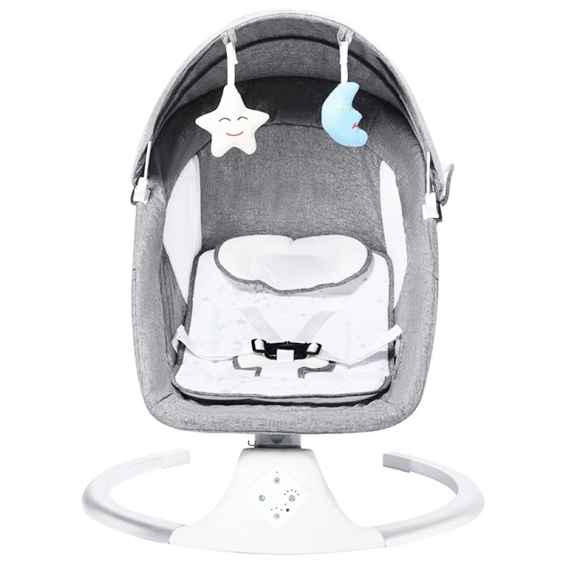 Electric Rocking Chair Baby Swing Chair Portable Baby Rocker With Bluetooth  Music Newborn Cradle Bed Baby Bassinet For 0-3 Y
