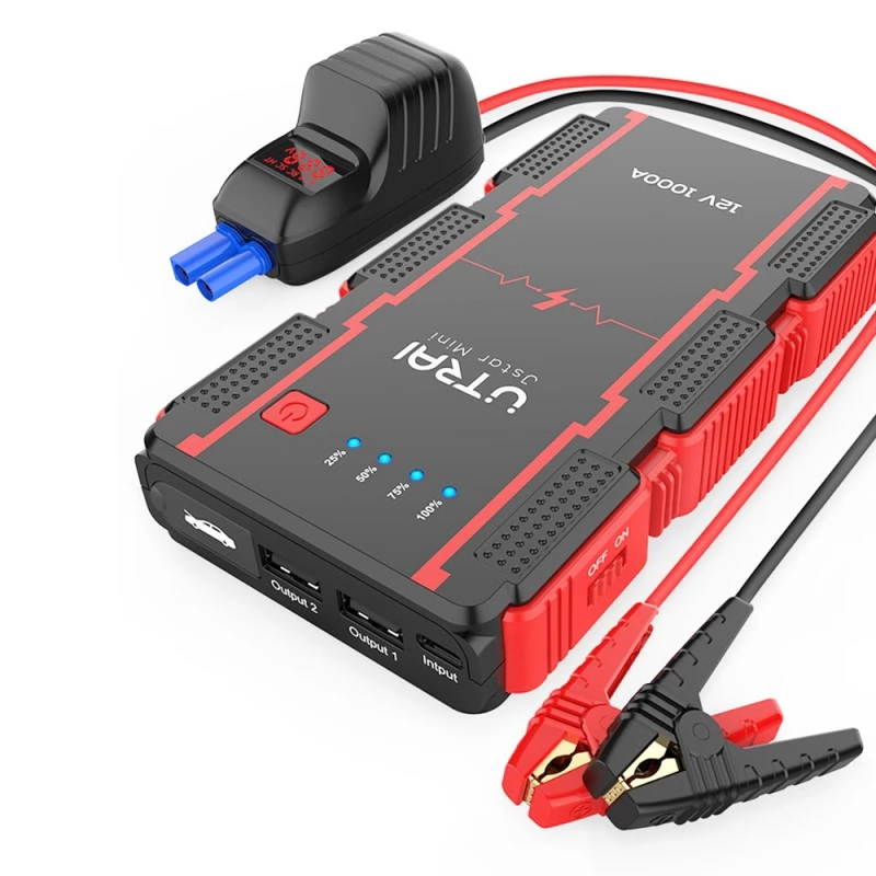 UTRAI Jstar Mini 13000mAh 1000A Car Jump Starter with Smart LED Display  Screen, Start Up To 6.0 L GAS or 4.5 L DIESEL 