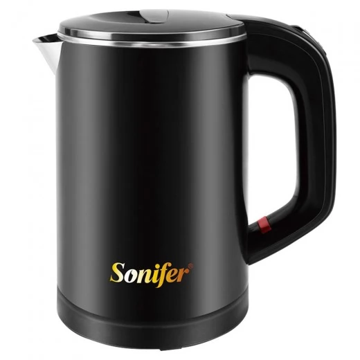 

Sonifer SF2058 0.6L 800W Cordless Electric Kettle, Mini Stainless Steel Portable Tea Coffee Kettle Pot for Trip