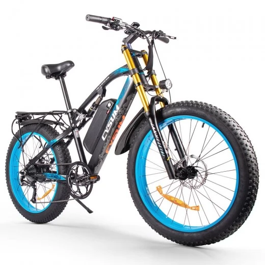 CYSUM M900 26 Inch Fat Tire Electric Bike – 48V 1000W Motor & 17Ah Removable Battery