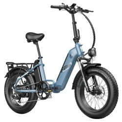 Opvouwbare Step-thru Trekking E-bike FAFREES FF20 Polar, 500W 48V 20.8Ah(998.4Wh) 160KM 40km/h 65N.m 7 Speed 20" Band - Blauw