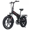 Randride YX20 20*4.0" elektrische fiets met één wiel, 1000W motor, maximale snelheid 45 km/u, 48V 17Ah accu