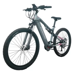 RANDRIDE YG90A Electric Bike, 48V 17Ah Battery,1000W Motor, 45km/h Max Speed, 70-90Max Range, 27.5'' Tires,75N.M Torque - Gray