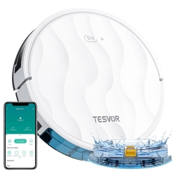 Tesvor M2 Robot Vacuum Cleaner With Mop Function, 6000Pa Suction