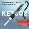 KAIWEETS KETS02 Smart Digital Soldering Iron Kit, 9-20V Operating Voltage, Precise Temperature Control, Sleep Mode