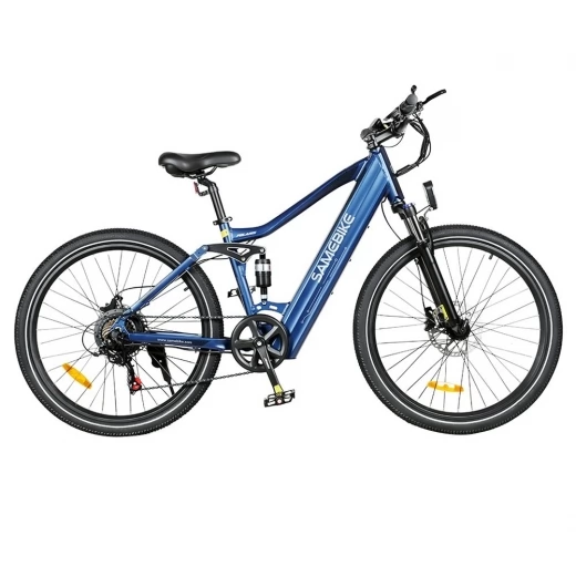 

Samebike XD26-II Electric Bike, 26*2.1in Tire, 750W Motor, 40km/h Max Speed, 48V 14Ah Battery - Blue