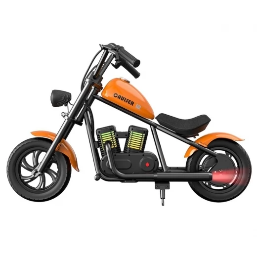 Hyper Gogo Cruiser 12 Plus Electric Motorcycle for Kids Black/Without Ride on Toys