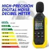 FNIRSI FDM01 Digitaler Lärm-Dezibel-Messer, Handmessgerät für Schallpegel, Messbereich 30-130 dB