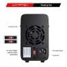 Wanptek WPS3010 Programmable Regulated DC Power Supply, 30V10A, Encoder Adjustment, USB Fast Charge