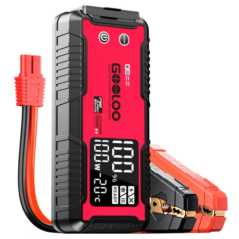 Kaufe 12V Auto Mobile Power Bank Starthilfe Booster Notfall-Ladegerät mit  SOS-Licht -20000mAh 4 USB-Steckplätze