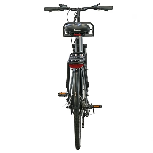 Luchia ANTARES 27.5*1.5in Tire City Electric Bike, 250W Motor, 25km/h Max Speed, 65km Range - Grey