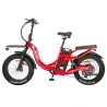 Fafrees F20 X-Max 20*4.0 inch Fat Tire Foldable Electric Bike, 750W Motor, 30Ah Battery, Max Speed 25km/h - Red