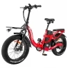 Fafrees F20 X-Max 20*4.0 inch Fat Tire Foldable Electric Bike, 750W Motor, 30Ah Battery, Max Speed 25km/h - Red