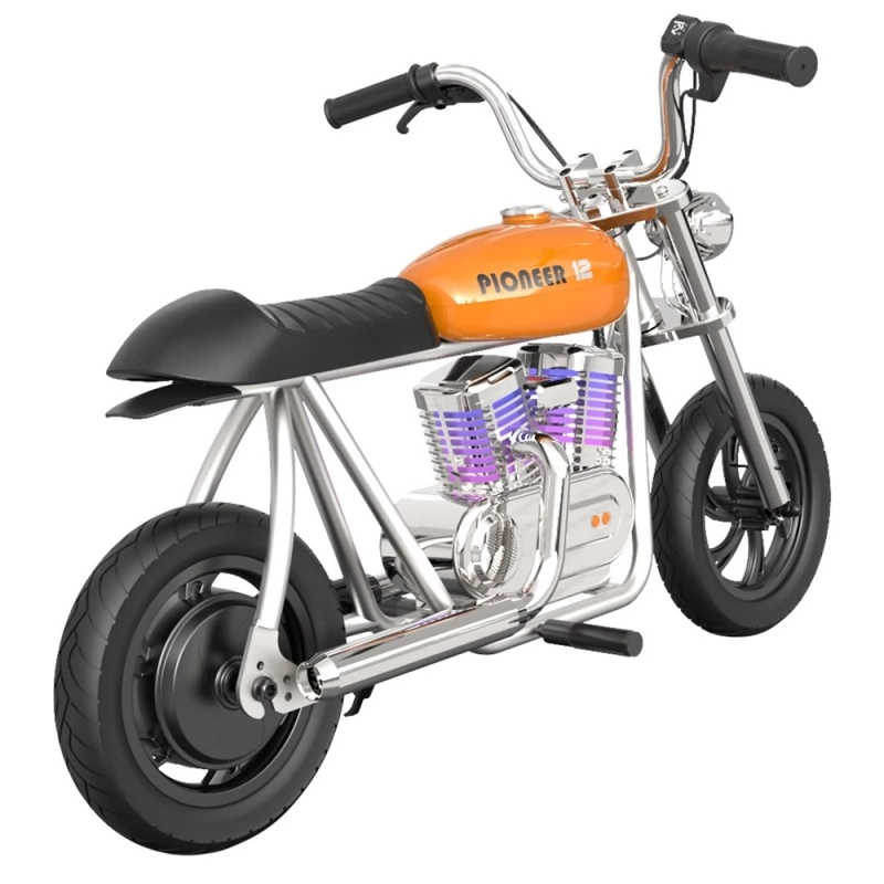 HYPER GOGO Cruiser 12 Electric Chopper Motorcycle for Kids 24V 5.2Ah 160W , Children's Bike With 12'x3' Tires, 12KM Top Range